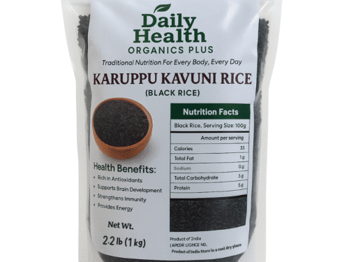Karuppu Kavuni Rice 1kg | Black Rice | Rich in Antioxidants & Nutrients | Low Glycemic Index