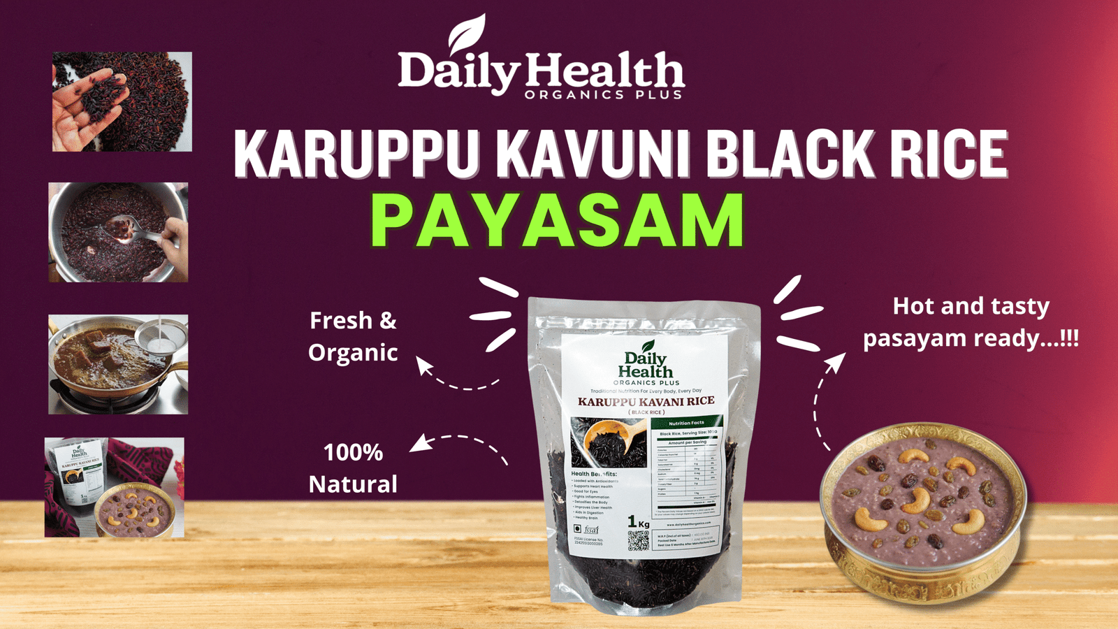 Karuppu Kavuni Black Rice Payasam – A Royal Treat for Your Sweet Cravings 