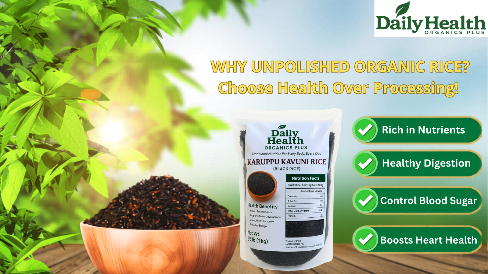 Why Unpolished Organic Rice Is Better for Your Health