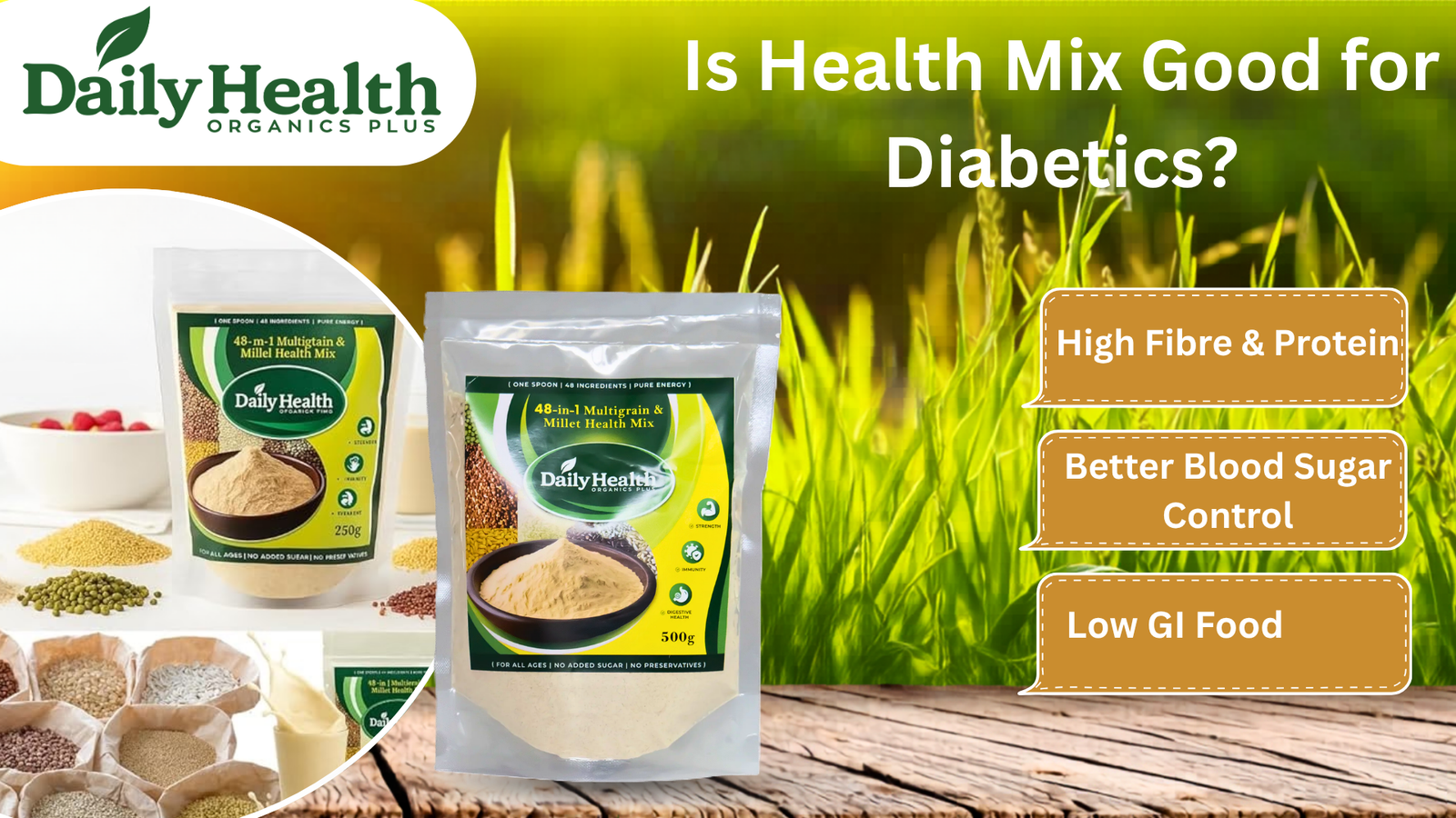 Is Health Mix Good for Diabetics? Glycemic Impact Explained