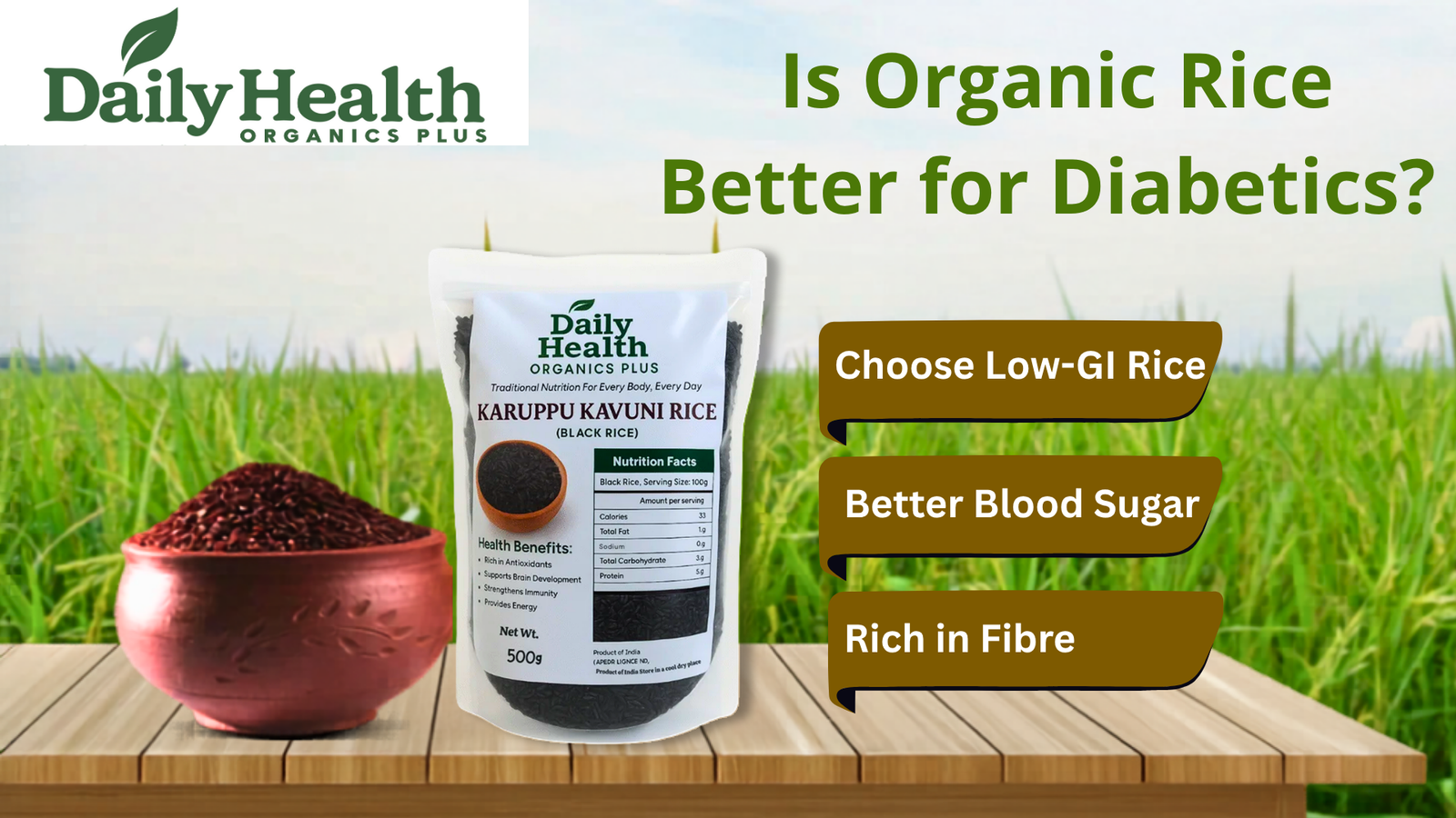 Is Organic Rice Better for Diabetics? Glycemic Index Explained